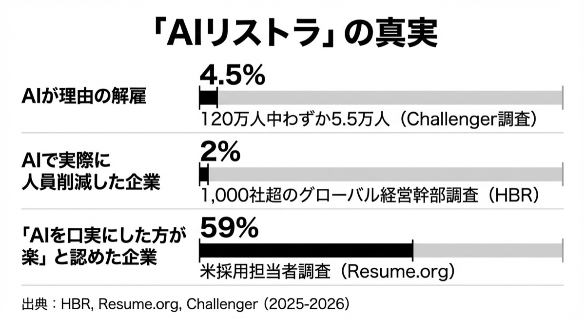 AIリストラの真実 データ比較